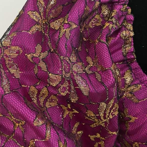 Boho gypsy lace renaissance crop top bell sleeve - Picture 10 of 12